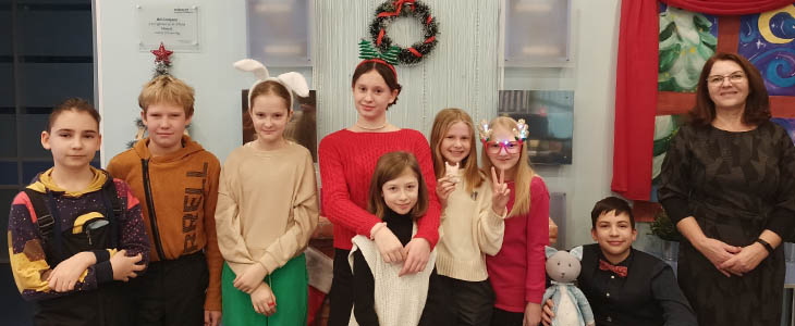 Рождественские тематические уроки в Языковой школе на Щербанева 25